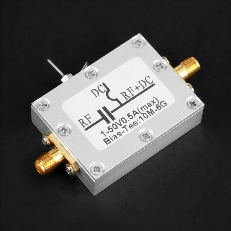 RF DC Blocking Biaser Bias Tee10MHz-6GHz Broadband Radio Frequency Coaxial Bias