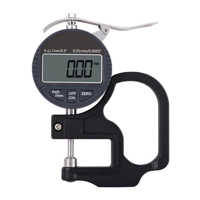 Digital Thickness Gauge LCD 0.5 inch/12.7mm, 0.00005"/0.01mm