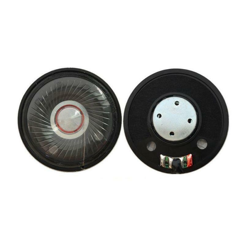2PCS 50mm Headphone Speaker Headset Driver 32Ohm 112db HIFI Speaker Repair Parts