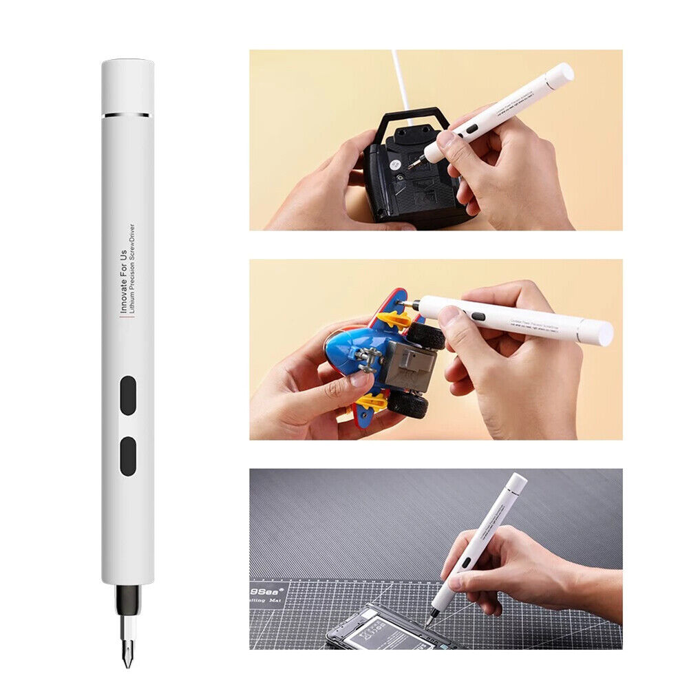 Mini Portable Electric Screwdriver Cordless Battery Power Drill with 18 Bit