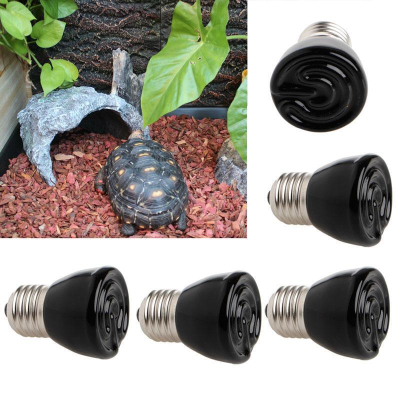 Reptile Terrarium Heating Emitter Reptile Heating Bulb Brooder Coop Heater Light