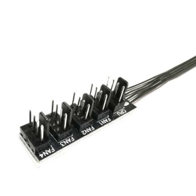Internal Motherboard Fan Power Extension Cable 4-Pin PWM Fan Power Supply Cable