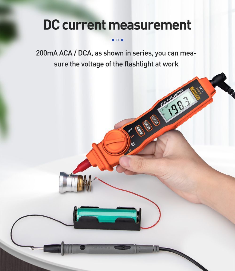 Tester True RMS Digital Profesional Meter Pen Type Digital Smart Multimeter