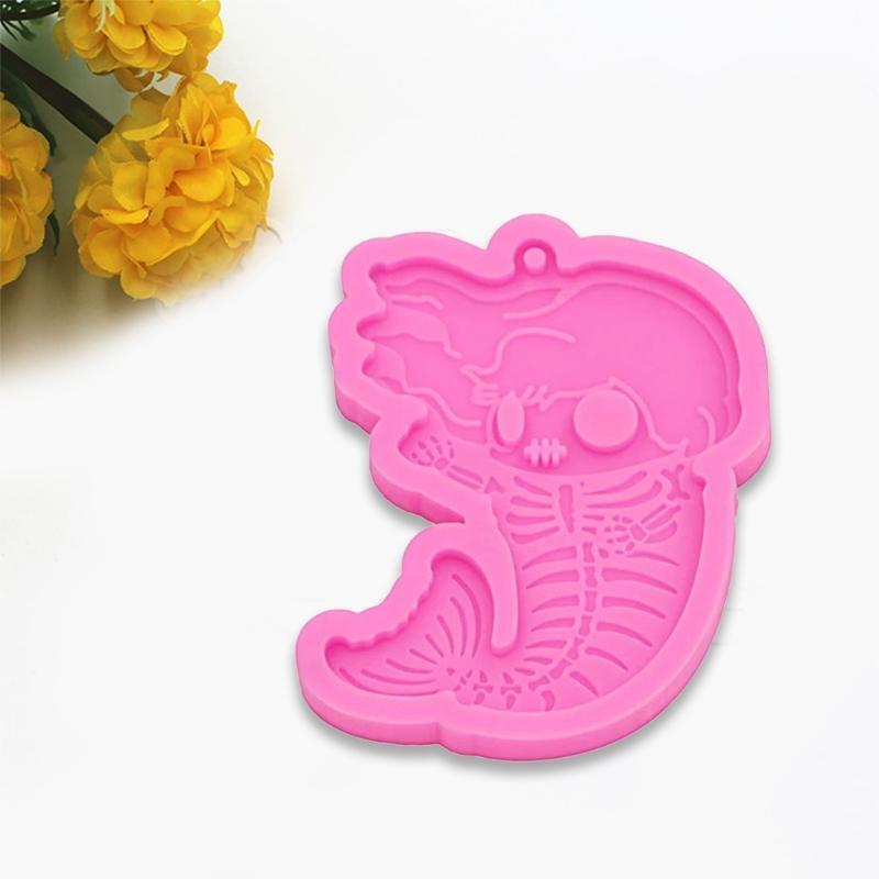 Human Fish Keychain Mold Epoxy Crystal Silicone Mold Customized Mold for Gift
