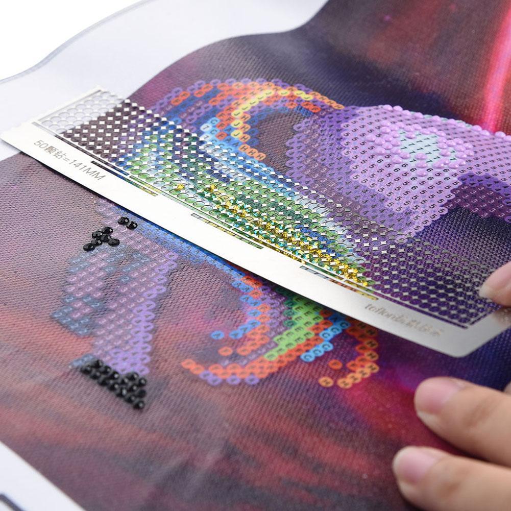 Stainless Steel Diamond Painting Ruler for DIY Sewing Embroidery Patchwork