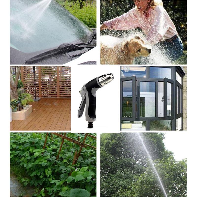 Water Gun Sprinkler High Pressure Spray Nozzle for Plants Watering Cleaning Car