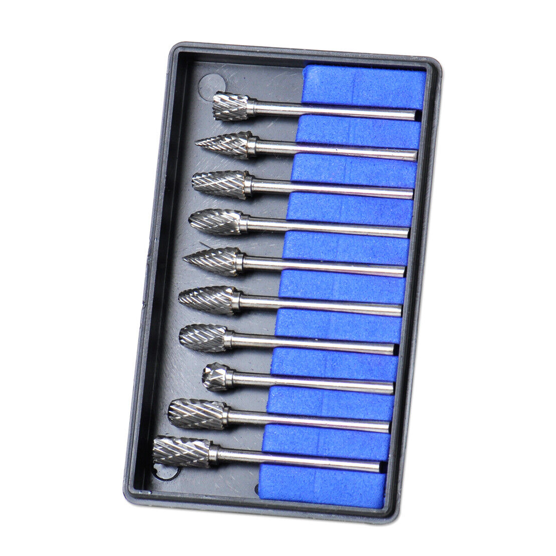 10 Tungsten Steel Carbide Burr Tool Drill Bit Cutter Rotary File CNC Engrave Li