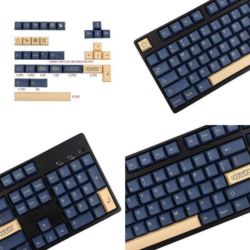 Stargaze Keycaps Dye Sub PBT XDA Keycap for GK61/64/68/75/84/87/96/980/104/108