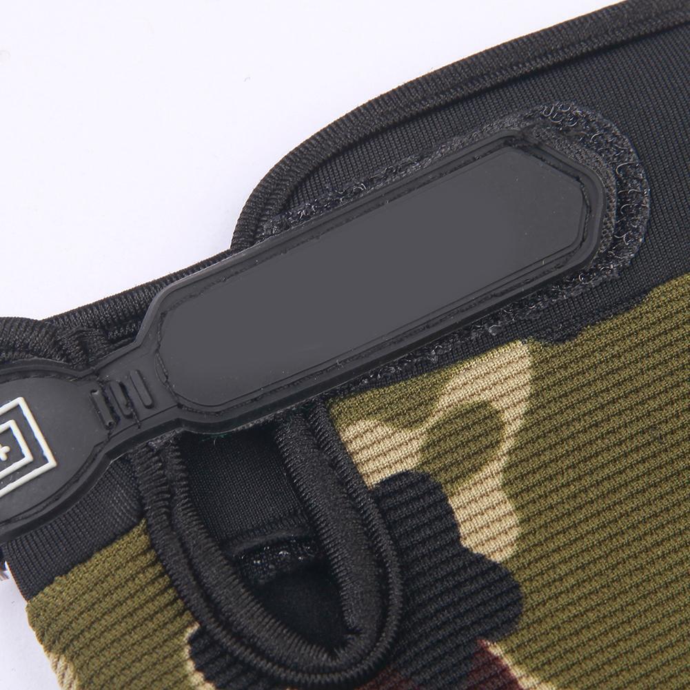 Men Anti Slip Tactics Fitness Sport Half Finger Gloves (Camouflage)