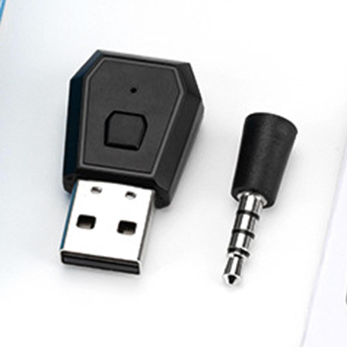 Portable 4.0 Headset USB Adapter Receiver Dongle 3.5mm USB Audio Converter for