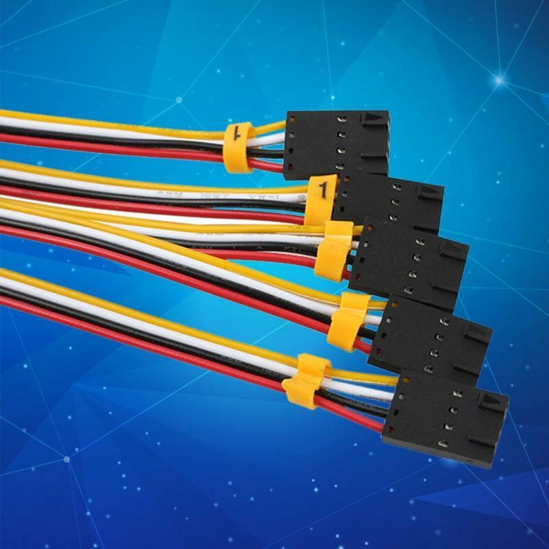 5pcs 1m NAMA17 42 Stepper Motor Cables Mini-Rambo Einsy for Prusa I3 MK2 MK2S