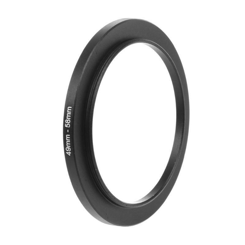 49mm To 58mm Metal Step Up Rings Lens Adapter Filter Camera Tool Accessories New