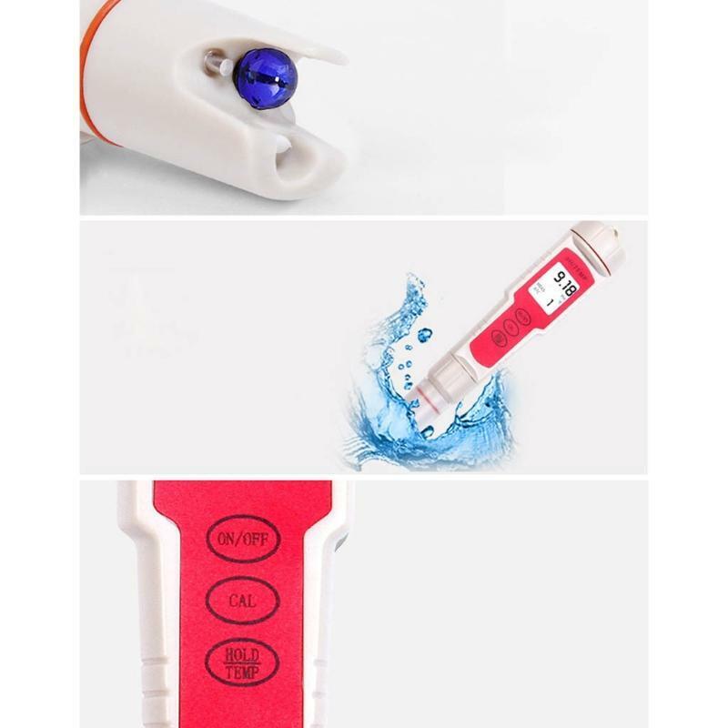 Professional PH Temperature Tester Water Quality High Precision Portable Pen Typ