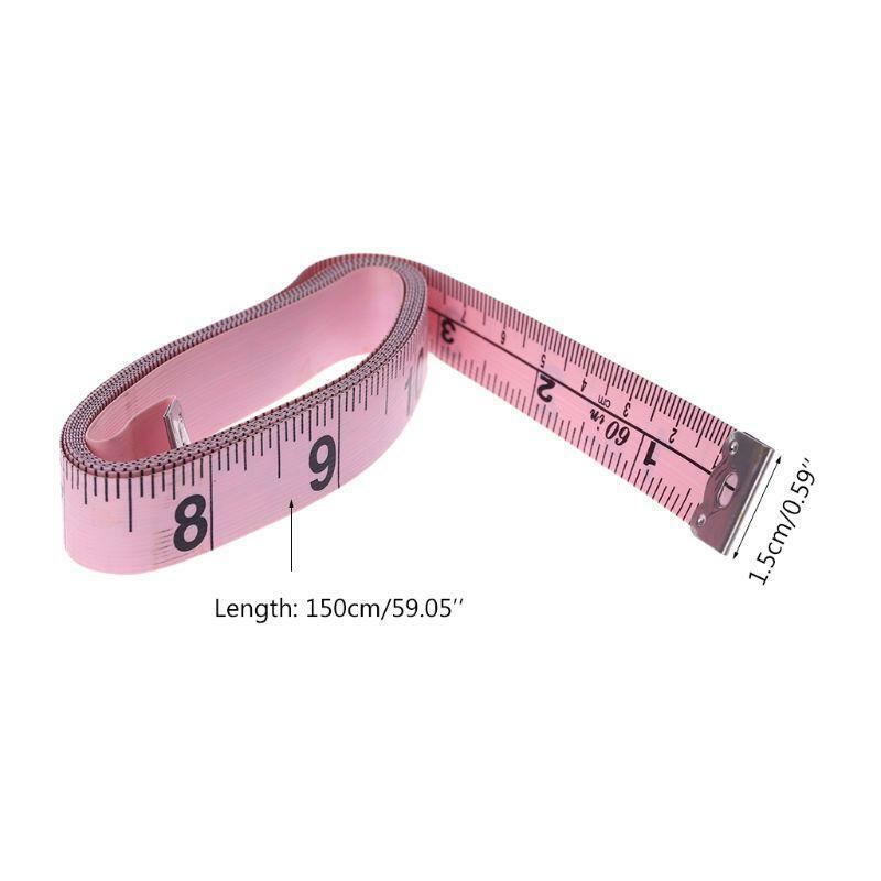 150cm 60" Vinyl Tape Measure Tailor tool cm/inch Clothes Measure Measurement