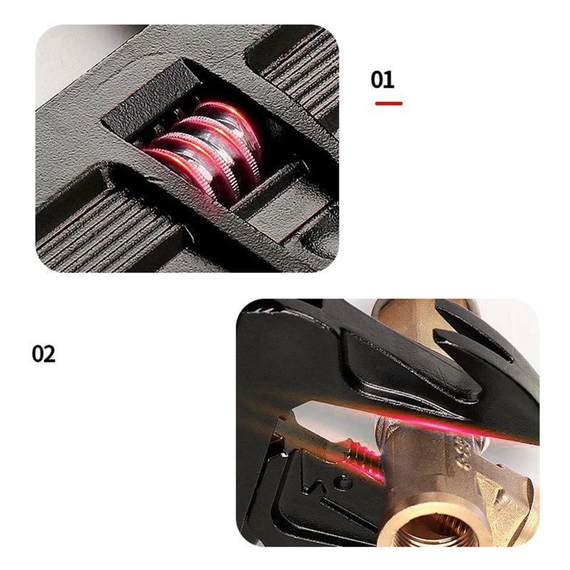 12 in 1 Multifunctional Wrench Plumbing Adjustable Wrench Plumbing Pipe Spanner