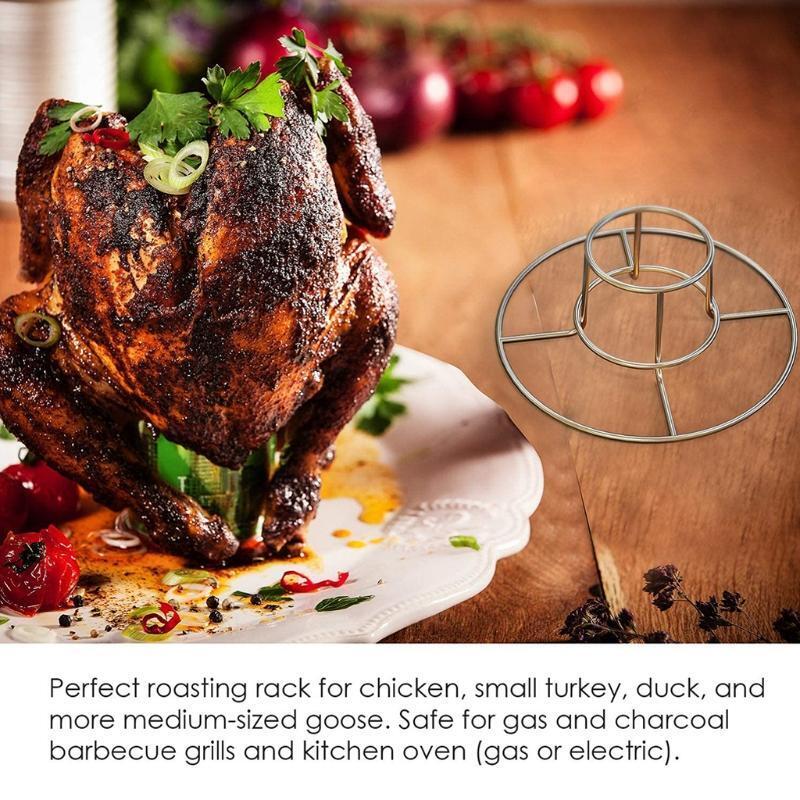 Barbecue Chicken Holder Frame for Grill Rack & Smoker Household Cooking Supply