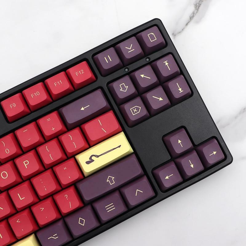 Explosion 130-Key Keycaps XDA Dye Subb for Cherry MX Switch Mechanical Keyboard
