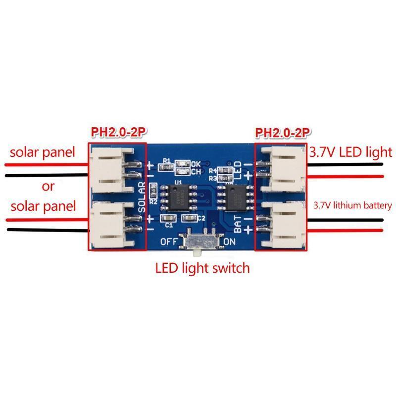 Solar Lithium Battery Charging Controllers LED Driver Solar Panel Regulator