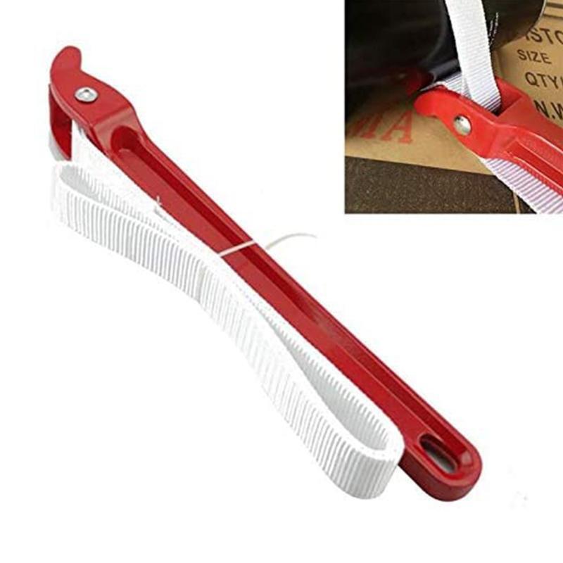 12-Inch Strap Wrench Ideal for Use on Polished Pipe Irregular Shapes Light