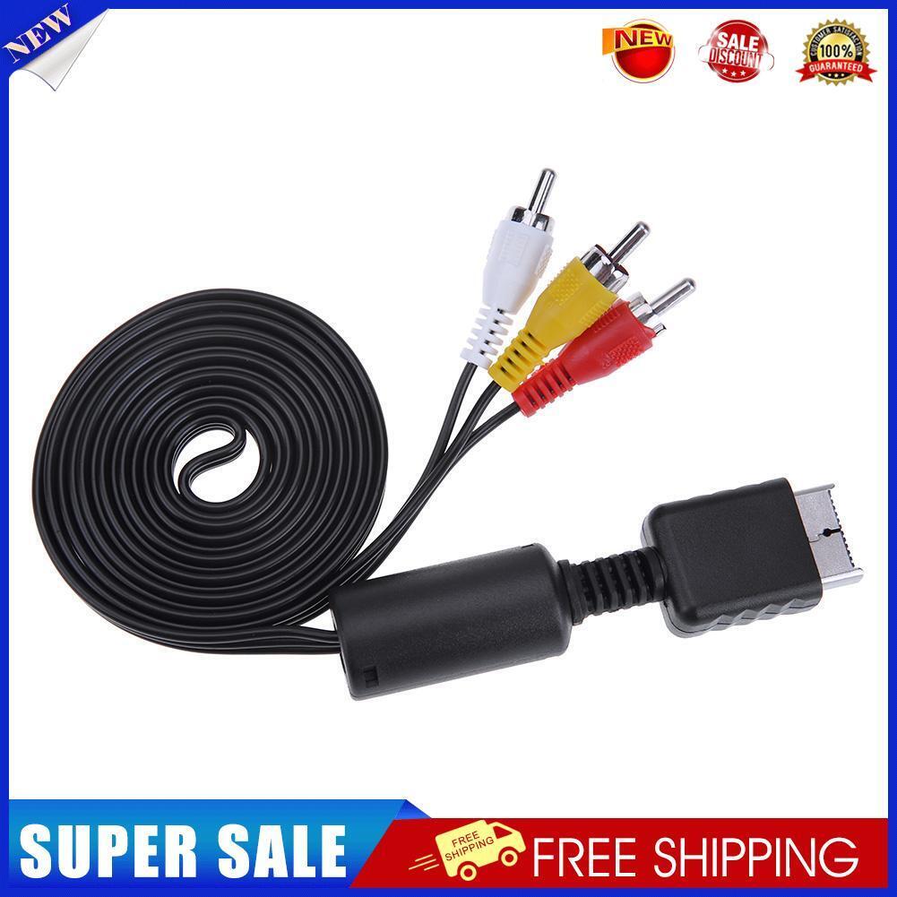Audio Video to RCA AV Adapter Cable for PS2/3 Game Console