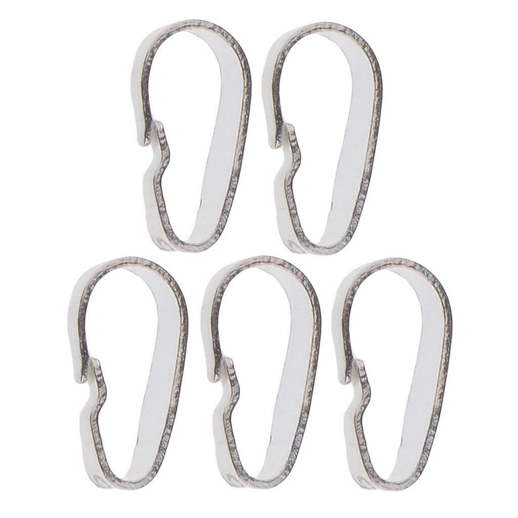 5x   Pinch Bails for Jewelry Making Crystal Pendant Findings