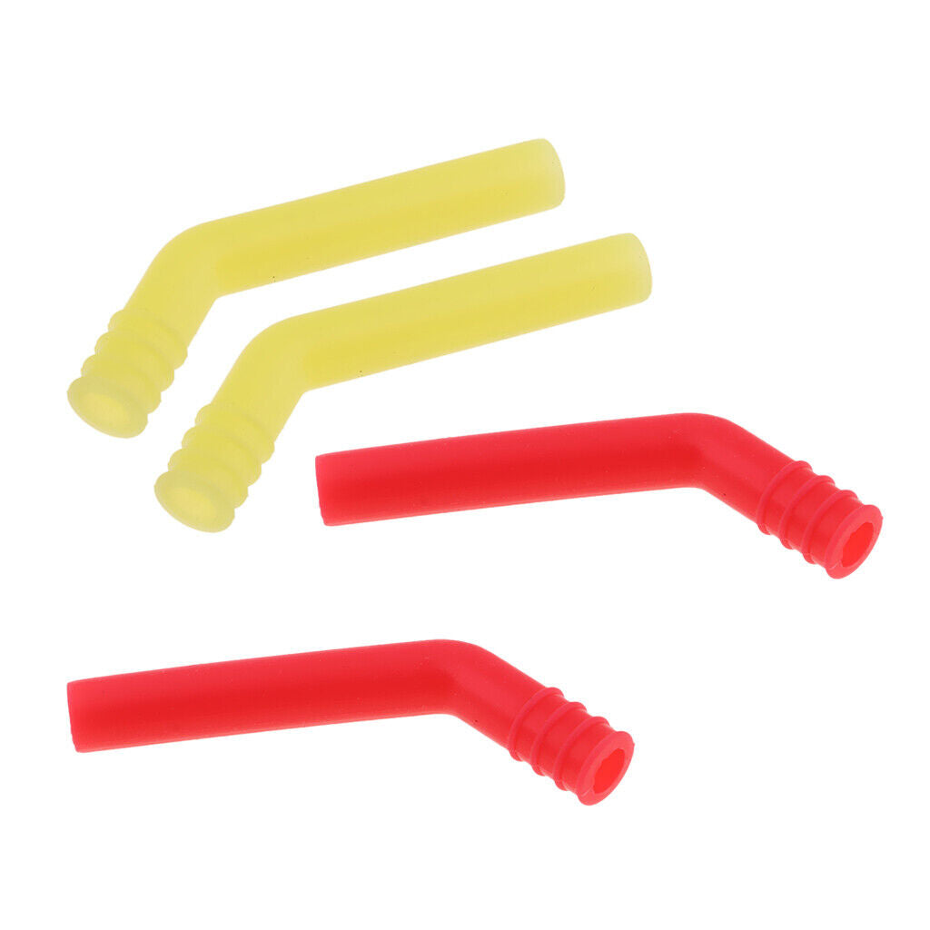 4 x RC Exhaust  Muffler Extension Tube Silicone /8 1/10 RC Car