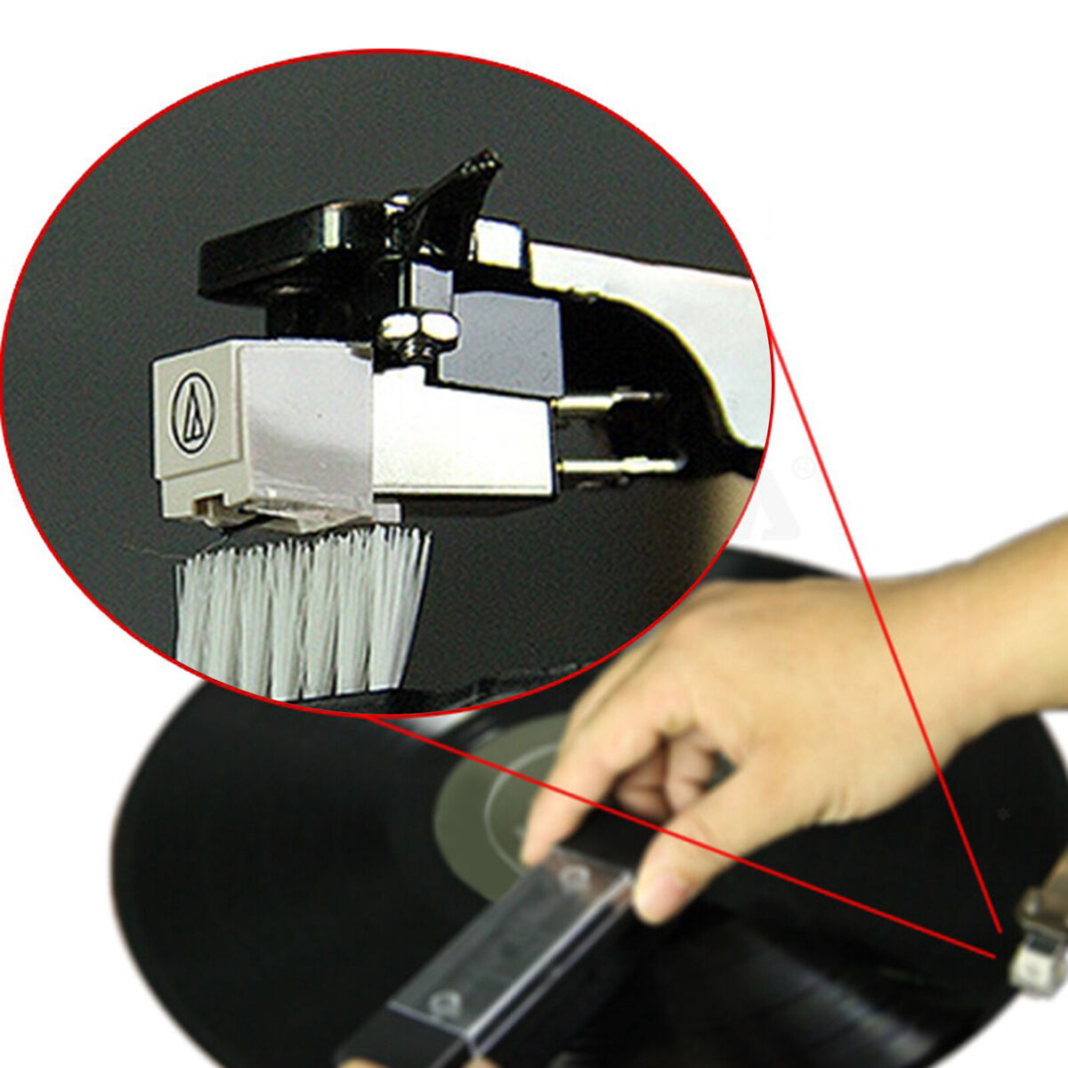 Cleaner Velvet Cleaning Brush Kits for Turntables No Residues