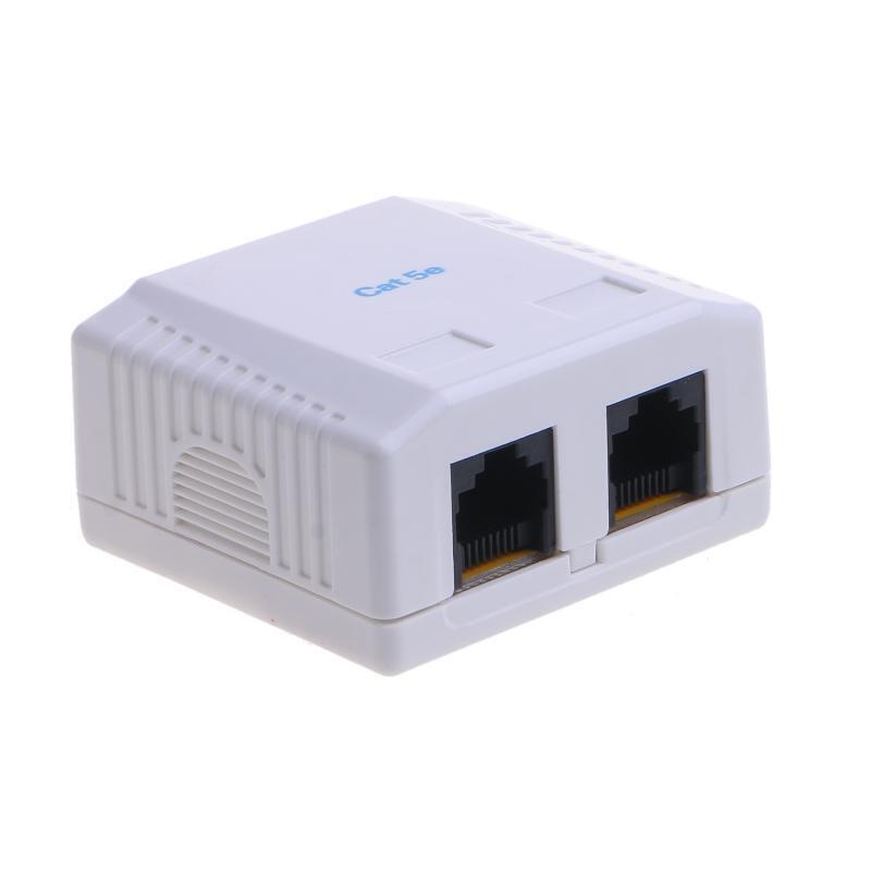 Cat5e RJ45 Keystone Jacks Module Connector Ethernet for Wall Plate Patch Panel