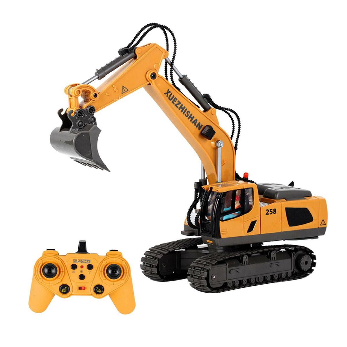 1/20 Plastic  Digger Vehicle  RC Remote Control Rechargeable