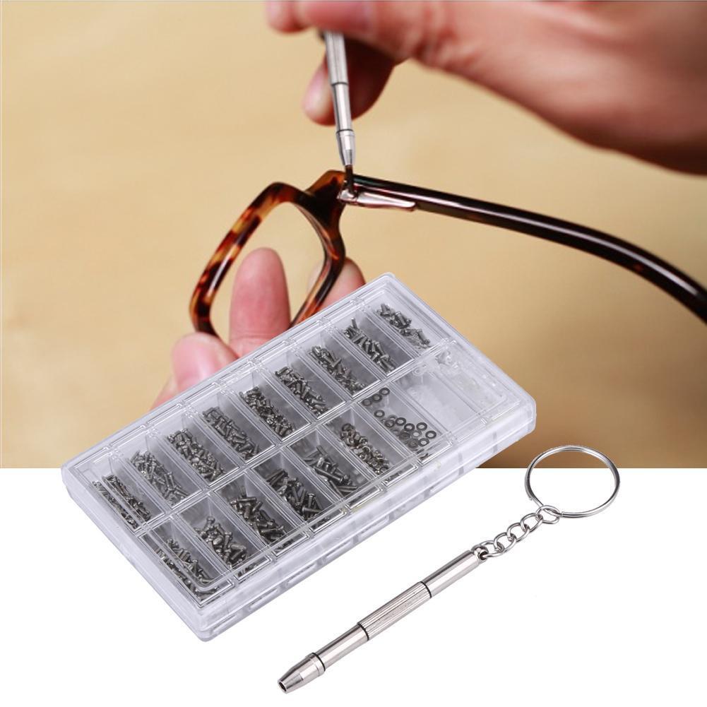 1000pcs/set Micro Glasses Sunglass Watch Spectacles Phone Tablet Screws