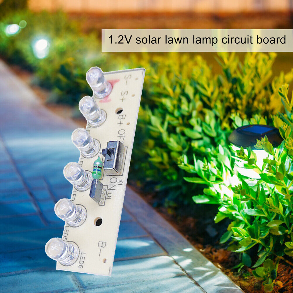1.2V Solar Lawn Light Circuit Board with Switch Underground Light Control