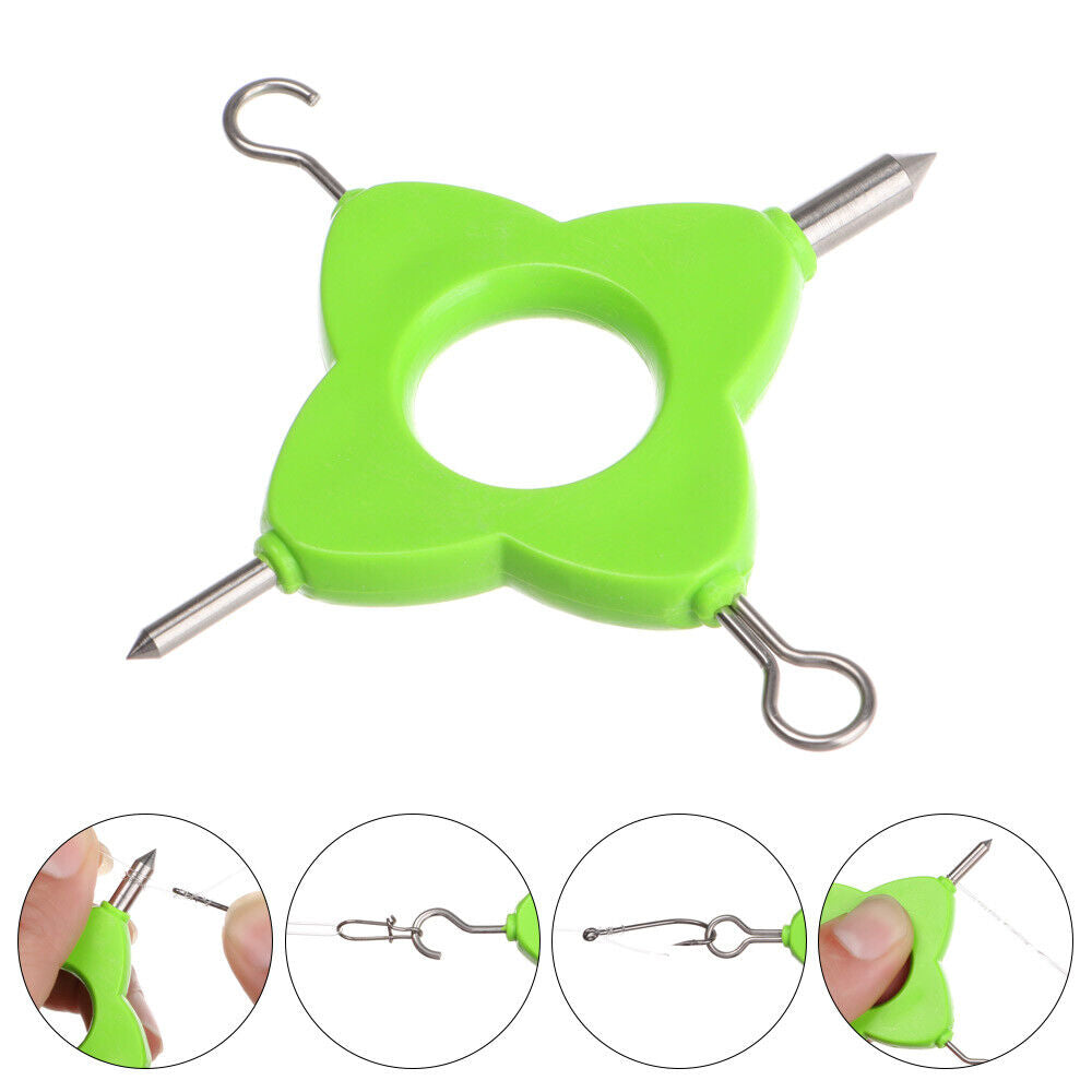 Line Cutter Fly Fishing Clippers Quick Knot Tying Tool Fast Hook Nail Knotter