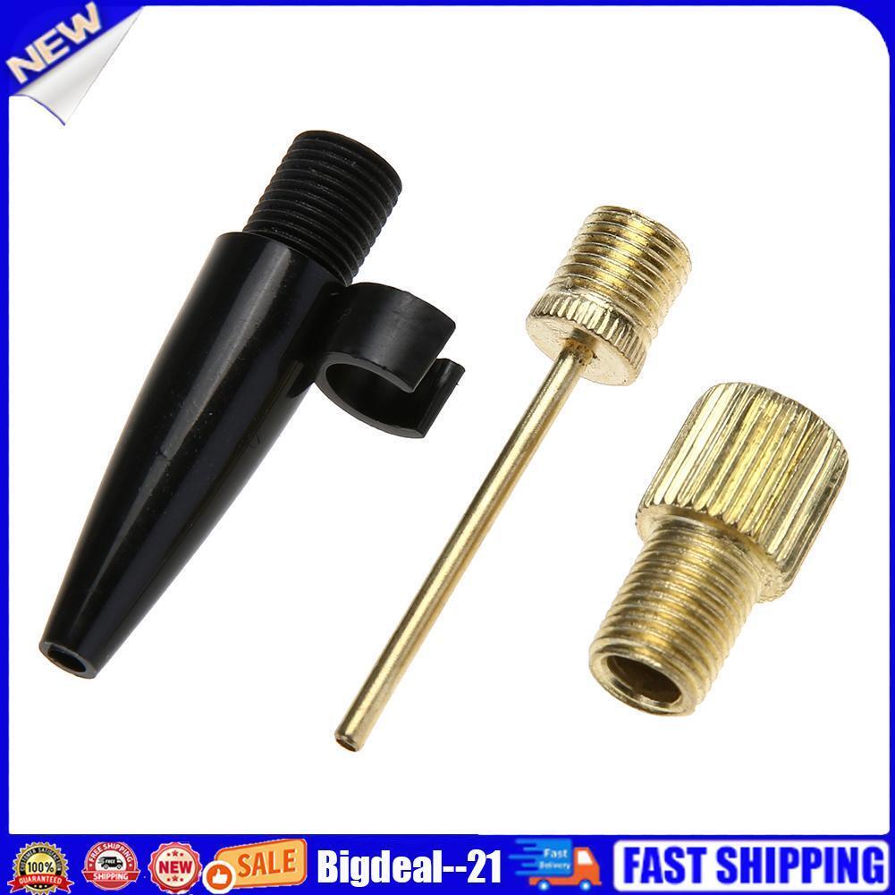 3pcs Bicycle Schrader Bike Pump Air Valve Converter Adapter Tire Inflator