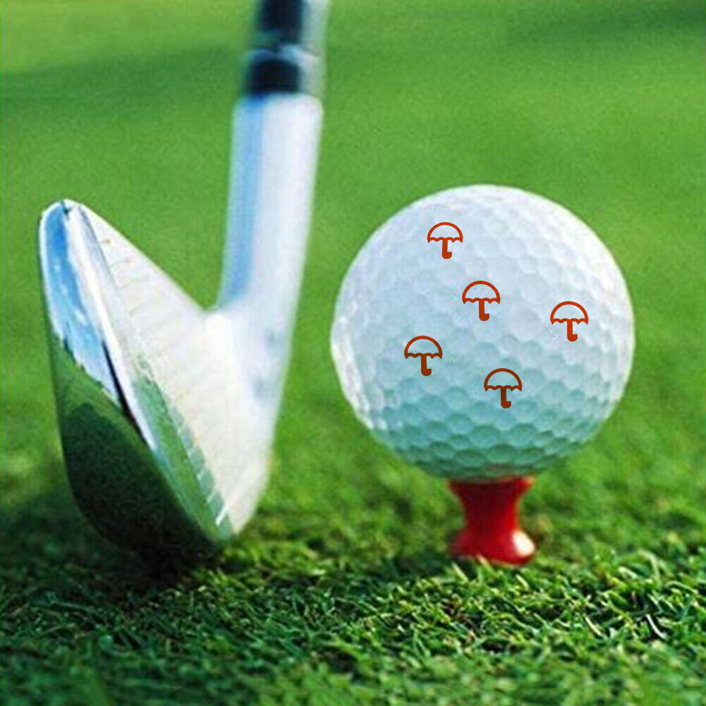 Golf Ball Stamp Marker Ink Golf Ball Stamper Non Fading Golfer Seal (D)