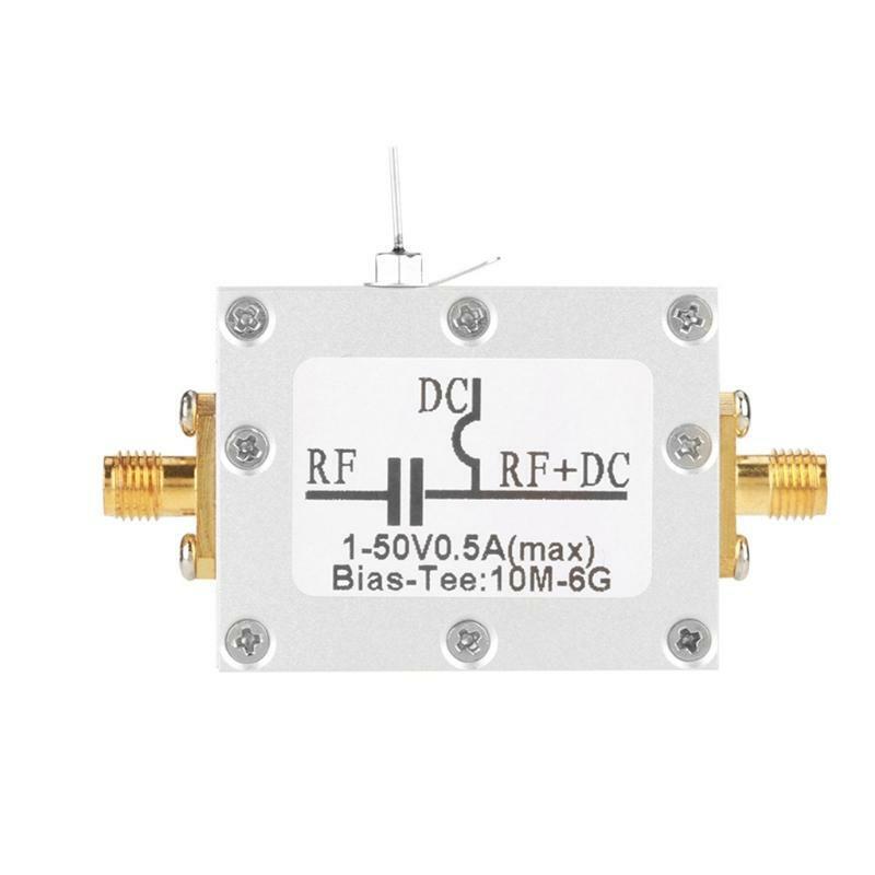 RF DC Blocking Biaser Bias Tee10MHz-6GHz Broadband Radio Frequency Coaxial Bias