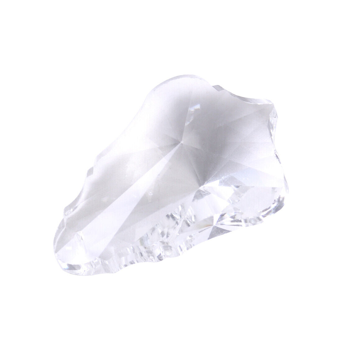 3x Prism Maple Leaf Clear Crystal Drops Pendant Chandelier Lamp wedding Decor li
