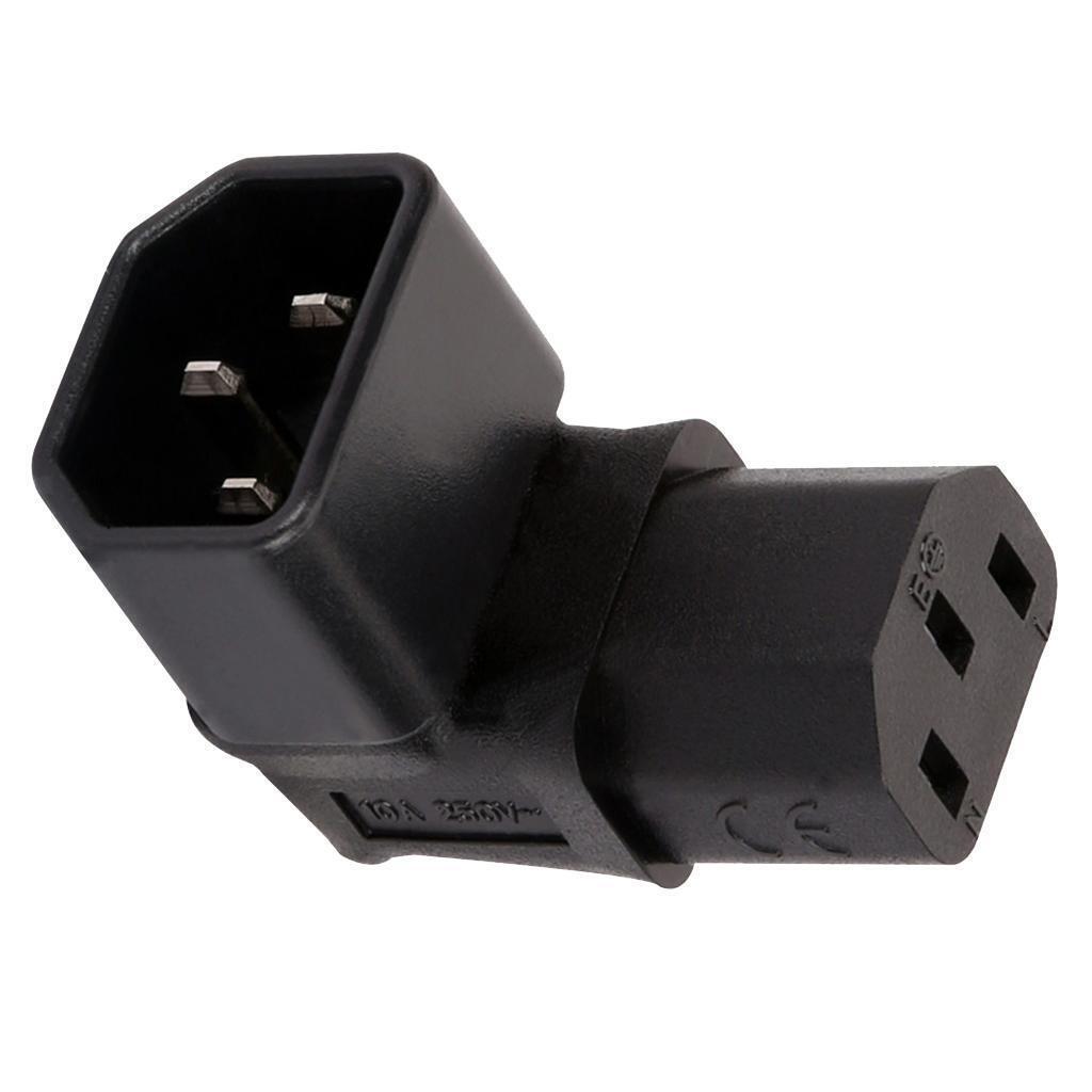 IEC 320 adapter 3 pin socket, C13 to Cloverleaf plug Micky C5 power adapter