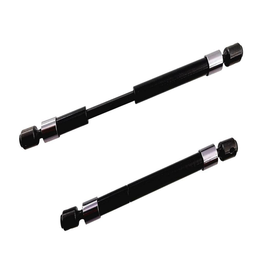2x RC  Drive Shafts for SCX10 II 90046 90047 DIY Modified Kit Black