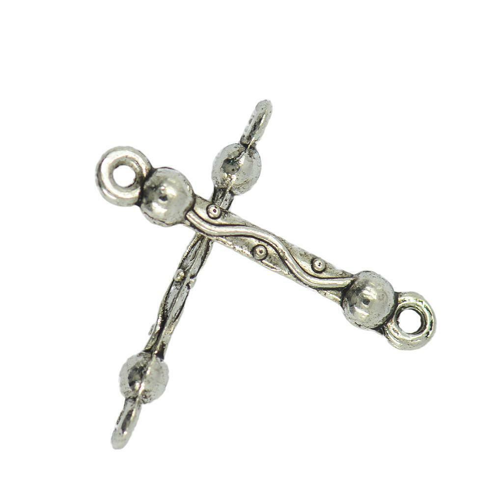 100 Tibetan  Bar Connectors   Necklace Pendant Jewelry Making