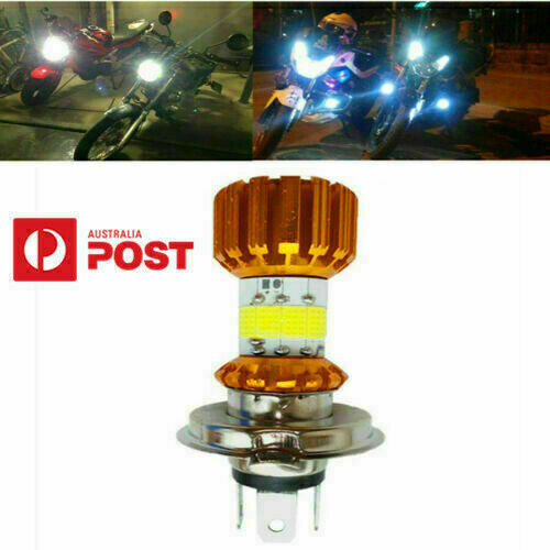 8 Sides 360° H4 DC 12V 80W 6000K LED Motorcycle Motor Scooter Headlight Blub