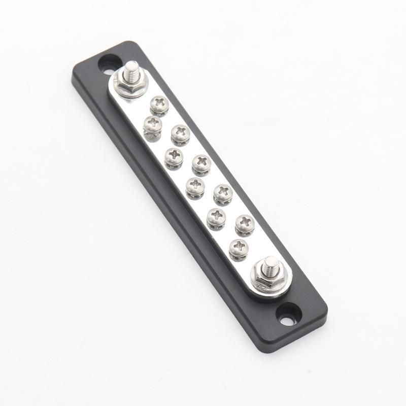 10 Studs Bus Bar Electric Terminal Junction Block 150Amp Yacht Accessories