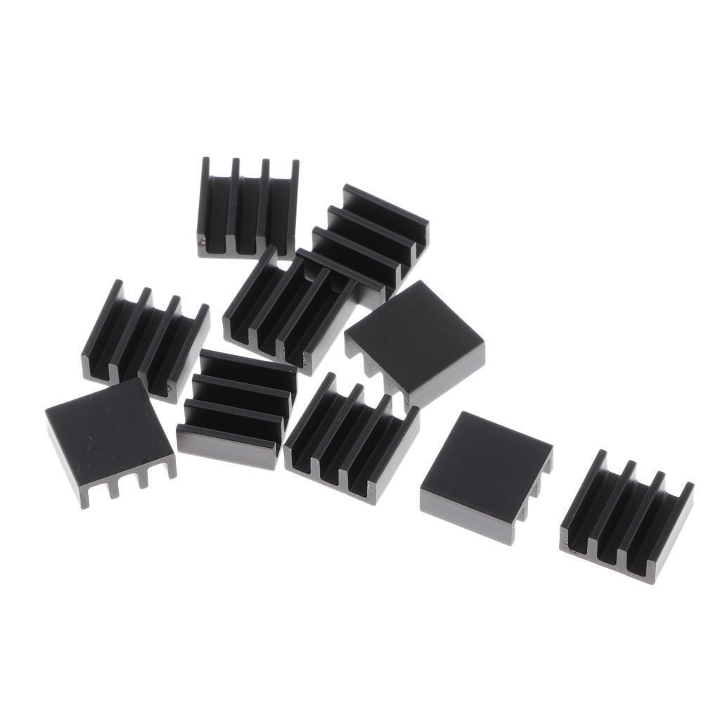 10pcs 11x11x5mm Heatsink Cooling   Aluminum Heat Sink Cooler for CPU