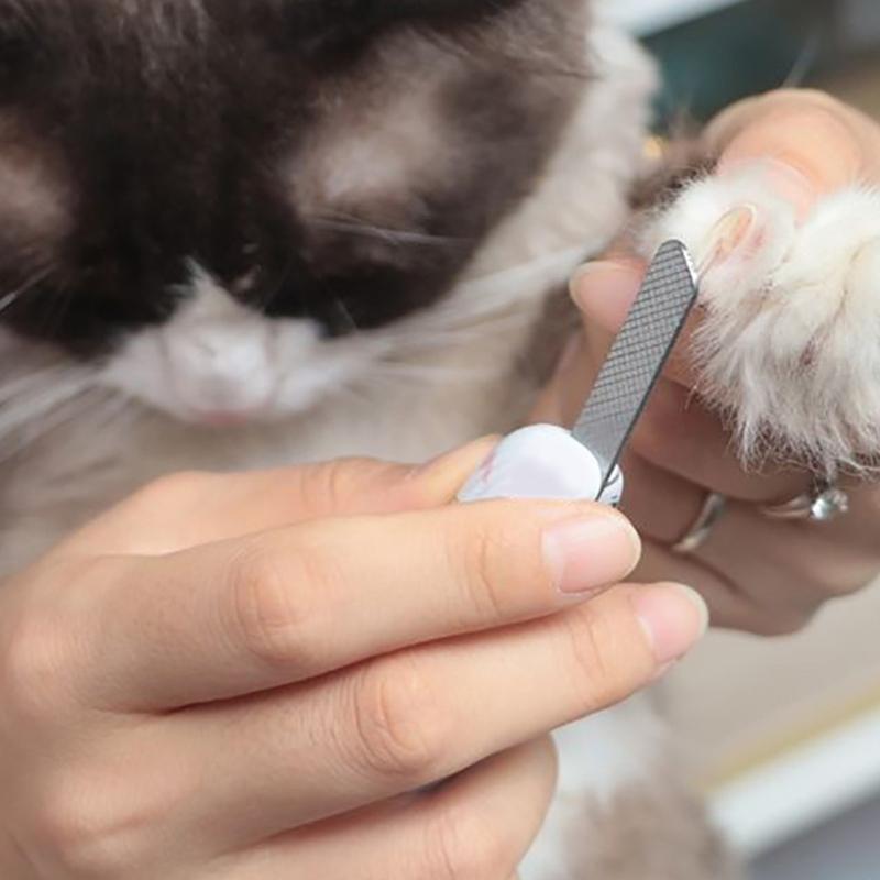 Pet Nail Clippers & Trimmers Built-in Nail File for Dog & Cat No Over Cutting