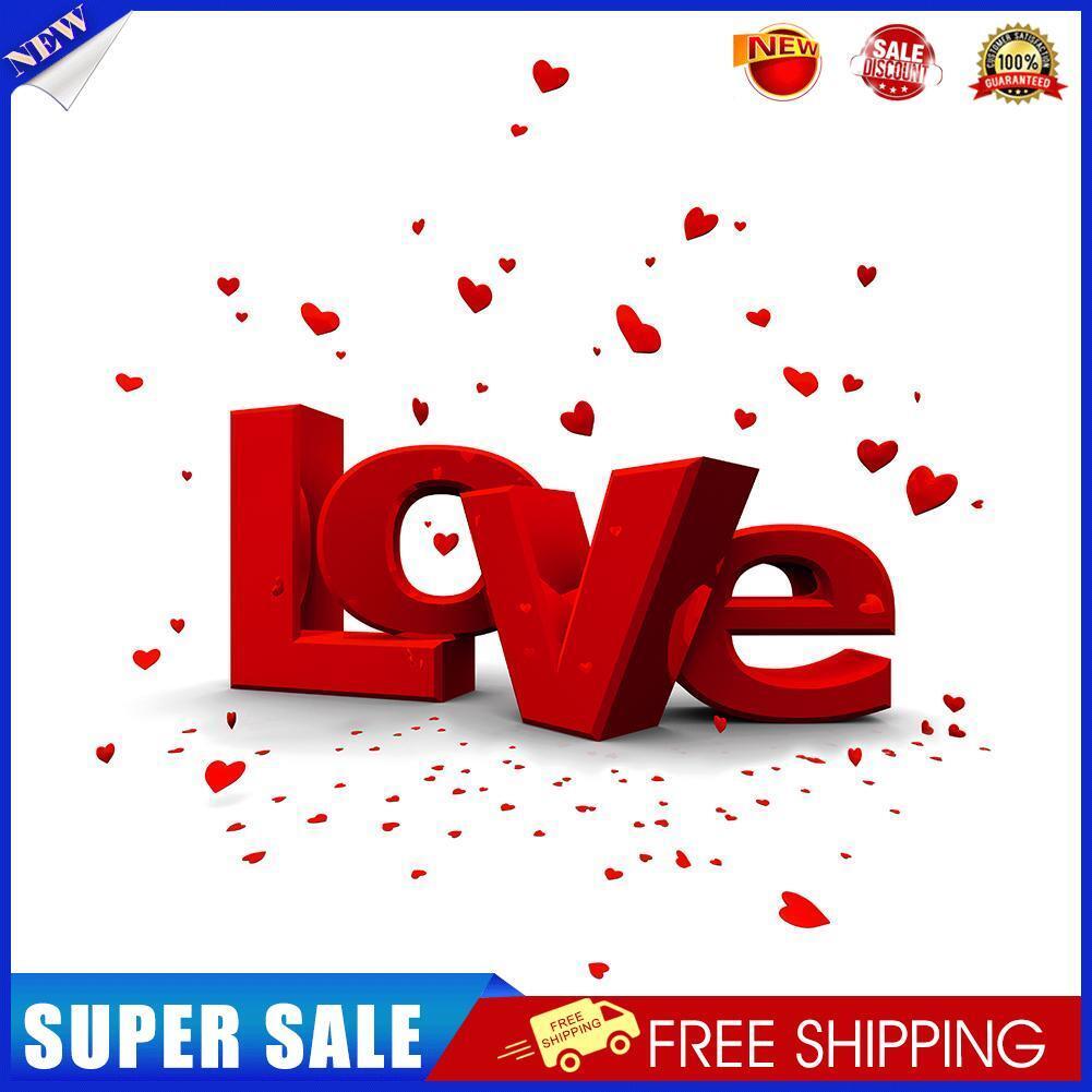 Love Theme Photography Background Cloth Backdrop Studio Decor (0.6x0.6m)