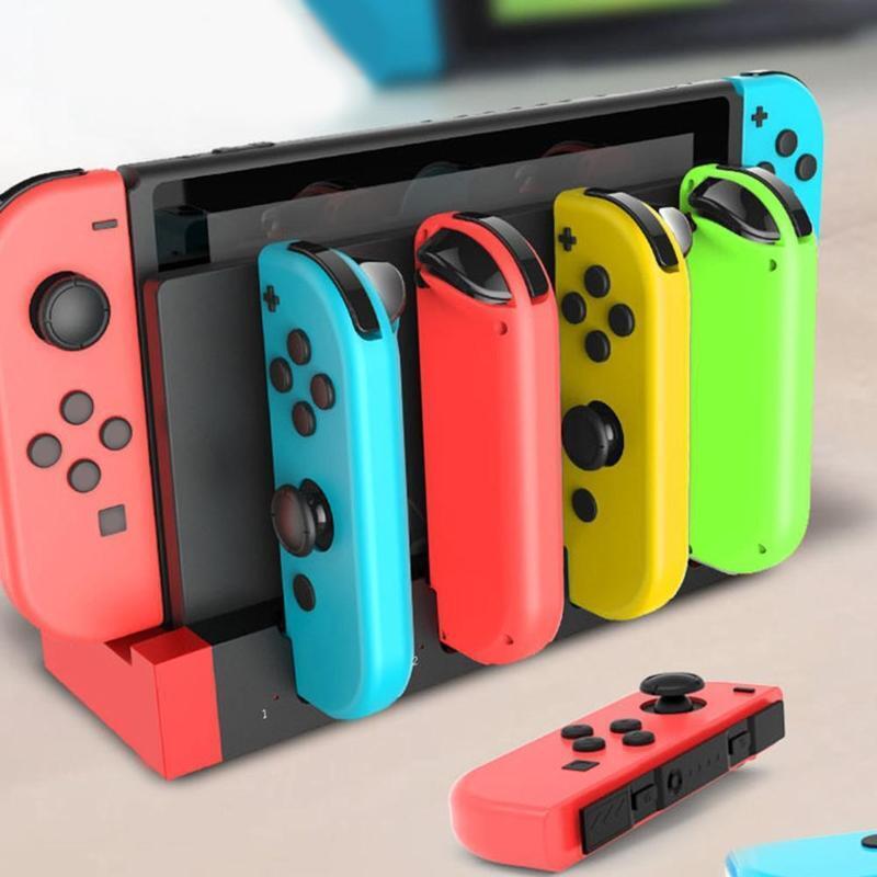 LED Charging Dock Station Charger Cradle For Switch/Switch OLED Controllers