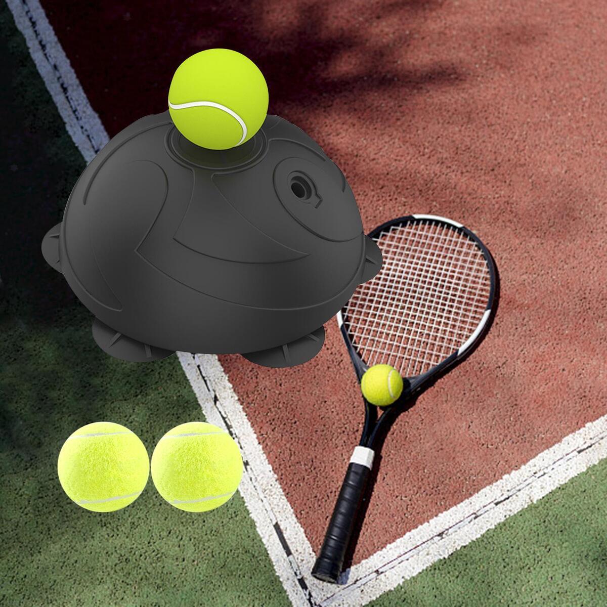 Practical Tennis Trainer Aids Kit String Balls Back Training Tool