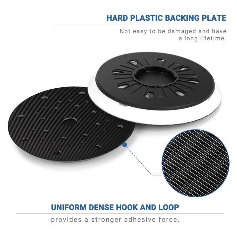 Hook and Loop Polishing Disc 6''/150mm Dust Free Sanding Pad for BO5041 M9202B