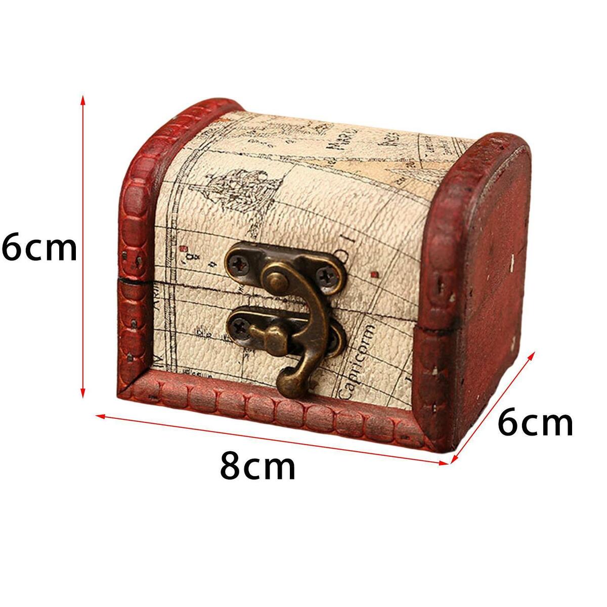 Wooden  Keepsake Collection Jewelry Box  Tabletop Decor