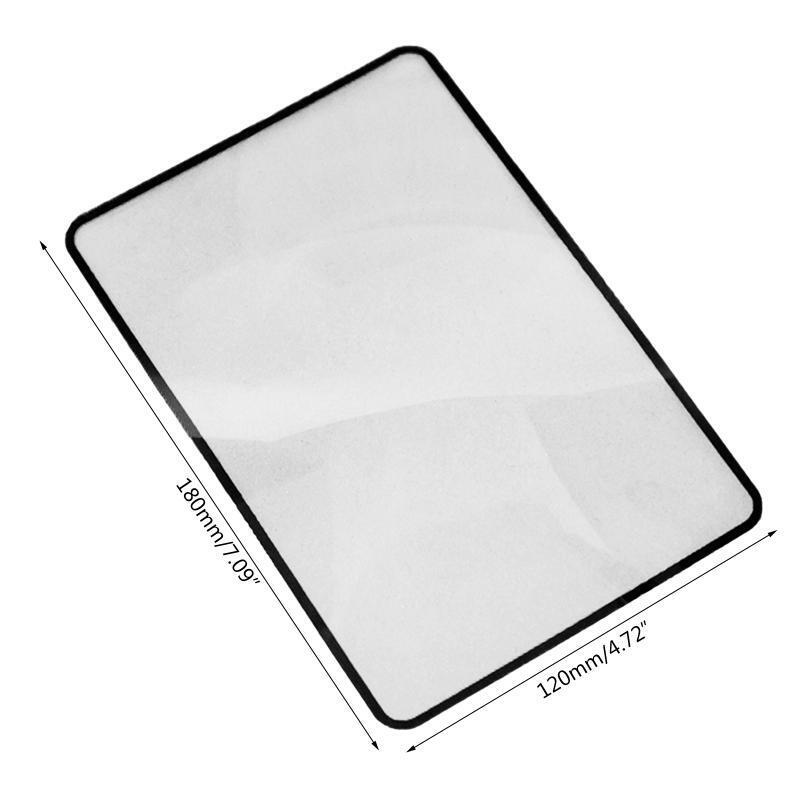 3X Page Magnifying Lens Magnifiers for Reading Small Prints Low Vision Aids Gift