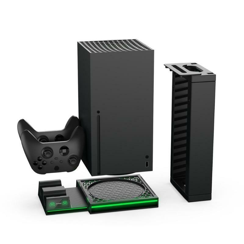 Charging Stand for X Series X,Twin Charger Station Dock w/ 14 Game Cards Storage